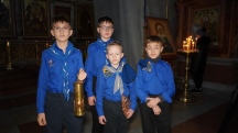 Православные следопыты впервые доставили в Хабаровск Вифлеемский огонь 4 января 2026 г.